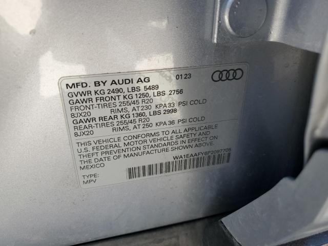 WA1EAAFY6P2097705 Audi 45 tfsi