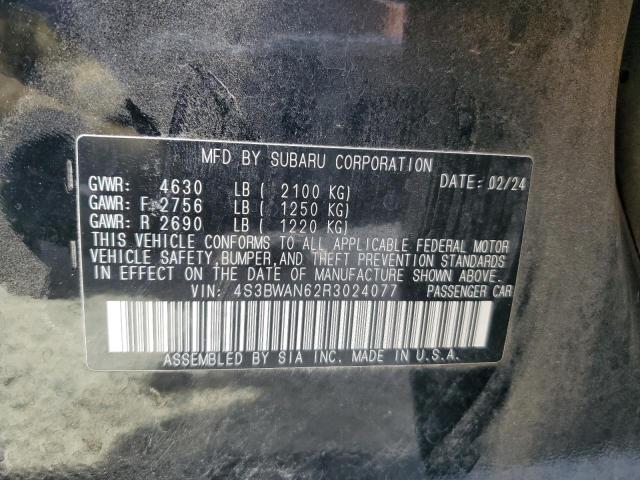 4S3BWAN62R3024077 Subaru LEGACY LIM