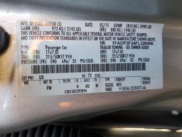 1FADP3F24FL326906 Ford 2015