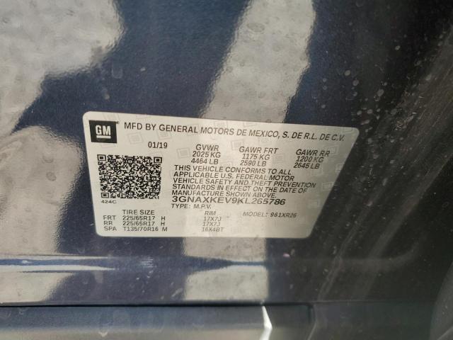 3GNAXKEV9KL265786 Chevrolet EQUINOX LT