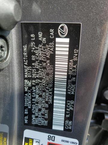 58AEA1C16SU062631 Lexus a25a-fxs