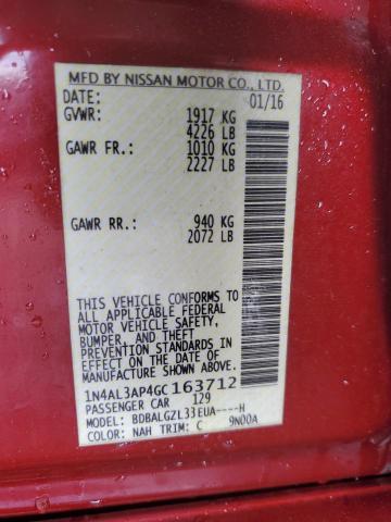1N4AL3AP4GC163712 Nissan Altima