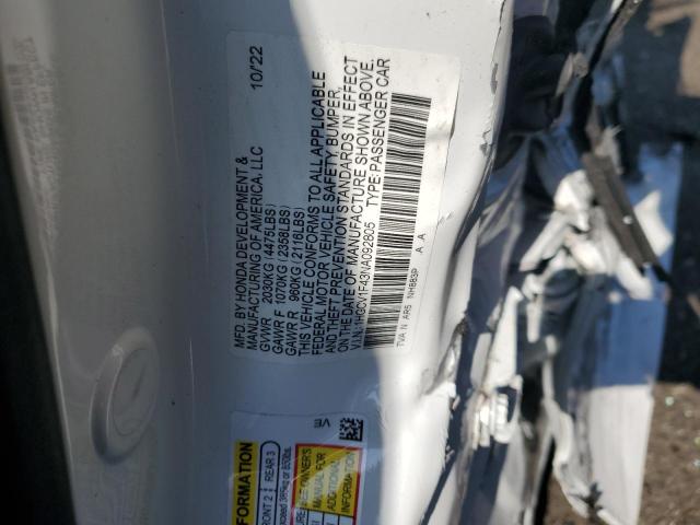 1HGCV1F43NA092805 Honda ACCORD SPO