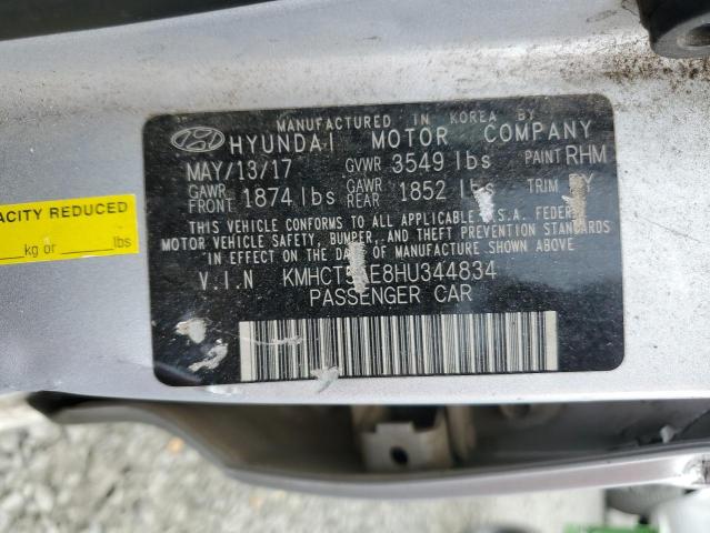 KMHCT5AE8HU344834 Hyundai 2017