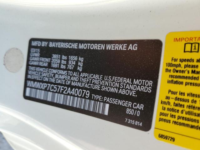 WMWXP7C57F2A40079 Mini COOPER S