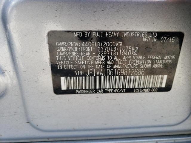 JF1VA1B61G9812686 Subaru 2.0 dib turbo