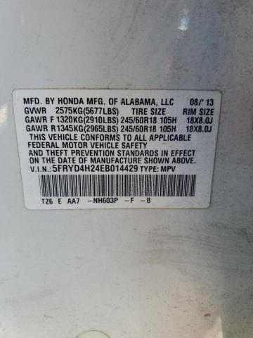 5FRYD4H24EB014429 Acura MDX
