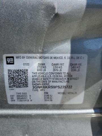 3GNKBKRS9PS235722 Chevrolet lgx