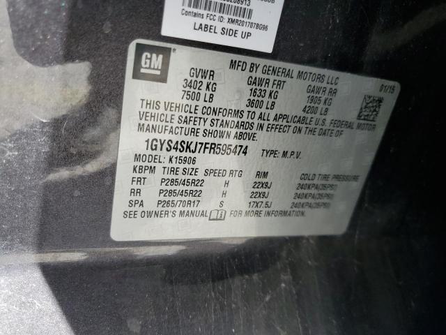 1GYS4SKJ7FR595474 Cadillac ESCALADE E