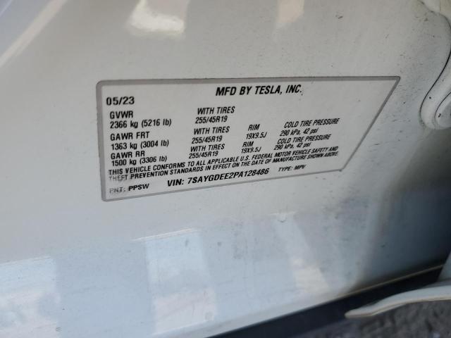 7SAYGDEE2PA128486 Tesla Model Y