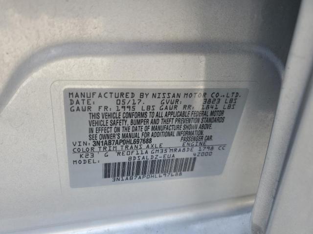 3N1AB7AP0HL697688 Nissan Sentra