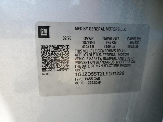 1G1ZD5ST2LF101230 Chevrolet lfv - direct injection, variable valve timing, gen 1