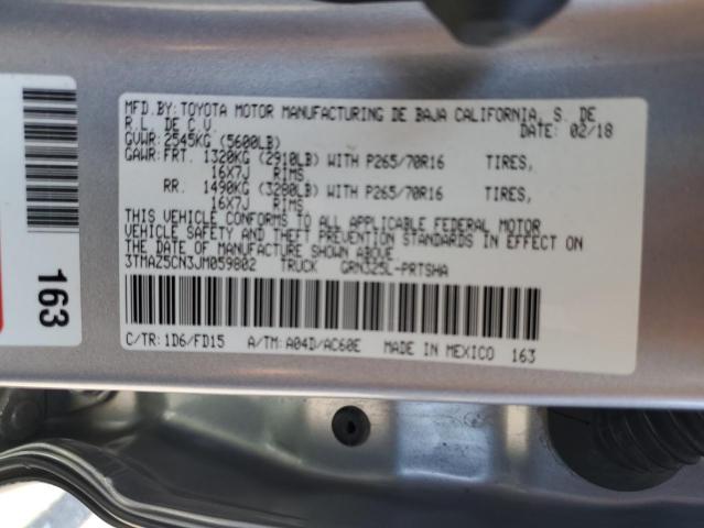 3TMAZ5CN3JM059802 Toyota 2gr-fks