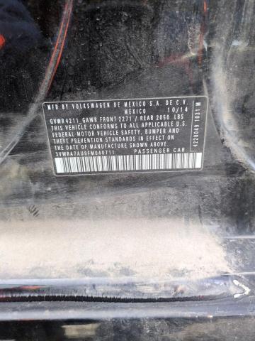 3VWRA7AU9FM040711 Volkswagen 2015