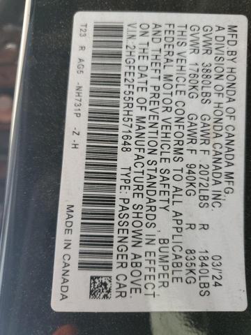 2HGFE2F55RH571648 Honda k20c2