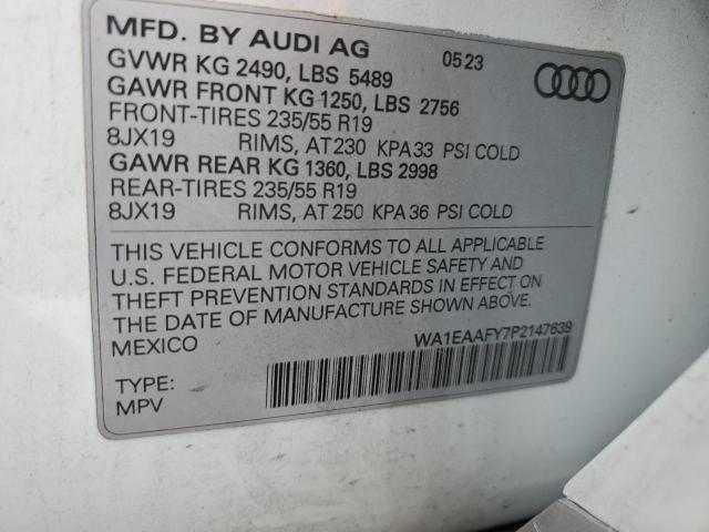 WA1EAAFY7P2147639 Audi 45 tfsi