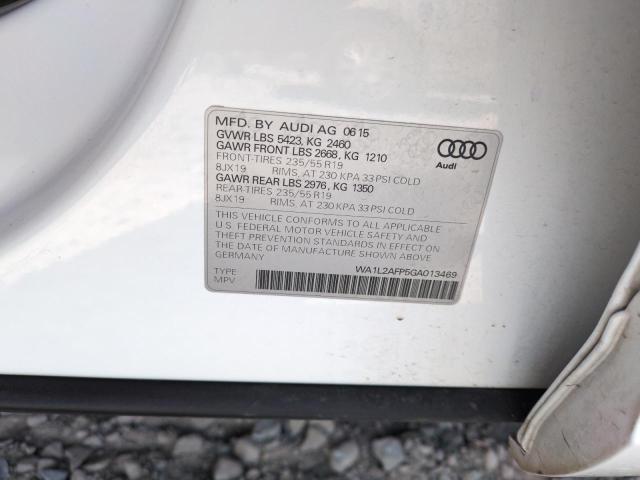 WA1L2AFP5GA013469 Audi flex fuel - e85
