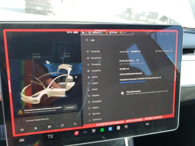 5YJ3E1EAXKF400464 Tesla MODEL 3