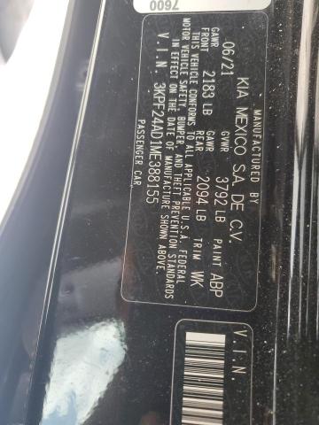 3KPF24AD1ME388155 KIA mpi nu
