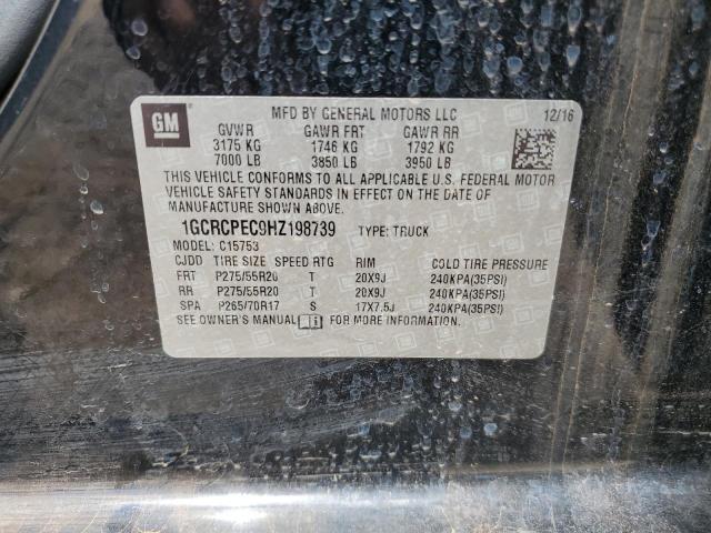 1GCRCPEC9HZ198739 Chevrolet l83 - sidi: spark ignited direct injection, vvt: variable valve timing, afm, e85 max, alum