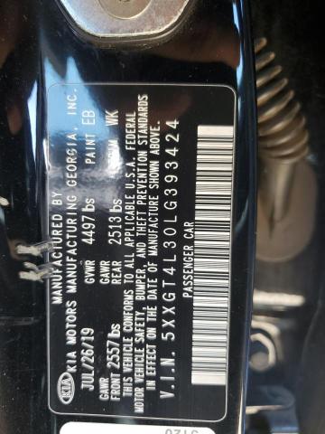 5XXGT4L30LG393424 KIA gdi