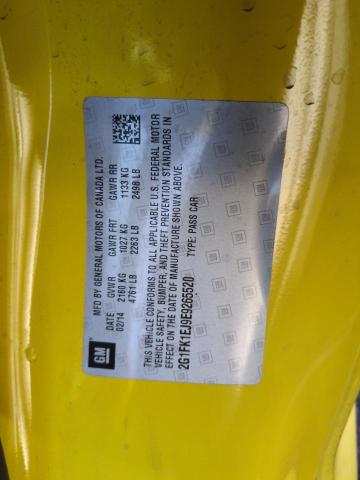 2G1FK1EJ9E9265520 Chevrolet CAMARO 2SS