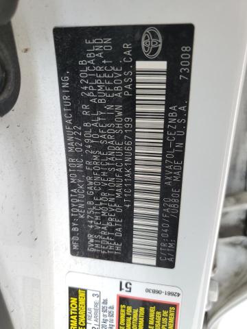 4T1C11AK1NU667199 Toyota CAMRY LE