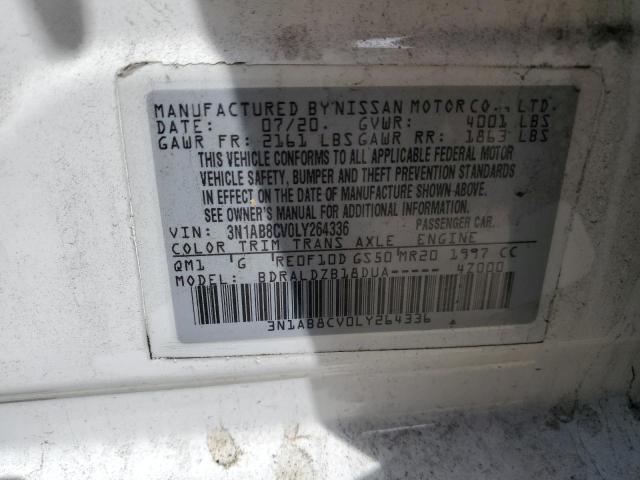 3N1AB8CV0LY264336 Nissan SENTRA SV
