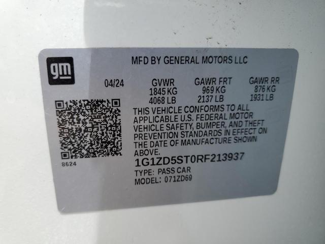 1G1ZD5ST0RF213937 Chevrolet lfv