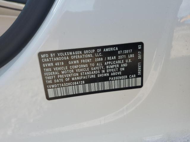 1VWDT7A32HC084128 Volkswagen PASSAT R-L