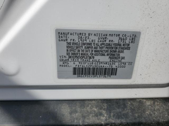 3N1CP5CV3PL573679 Nissan KICKS SV