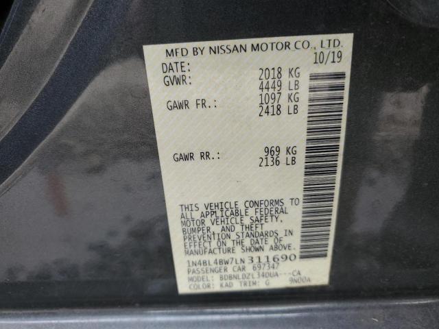 1N4BL4BW7LN311690 Nissan 2020