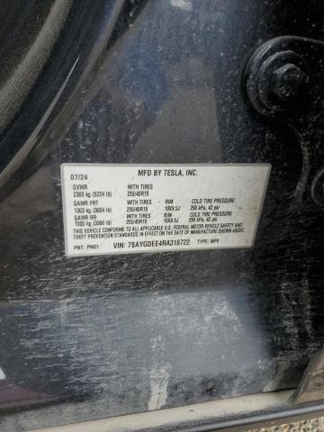 7SAYGDEE4RA316722 Tesla 2024