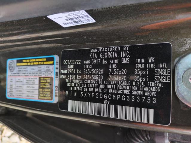 5XYP5DGC8PG333753 KIA Telluride