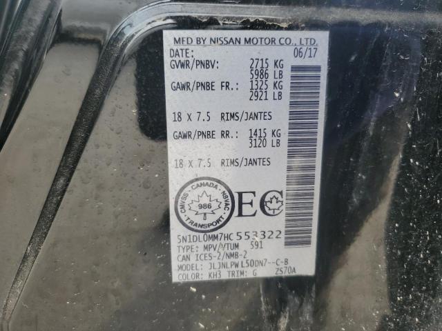 5N1DL0MM7HC553322 Infiniti QX60