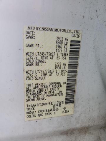 1N6AA1F10HN501280 Nissan Titan