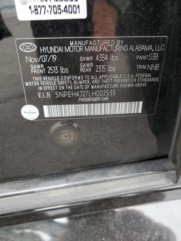 5NPEH4J27LH002535 Hyundai t-gdi gamma ii