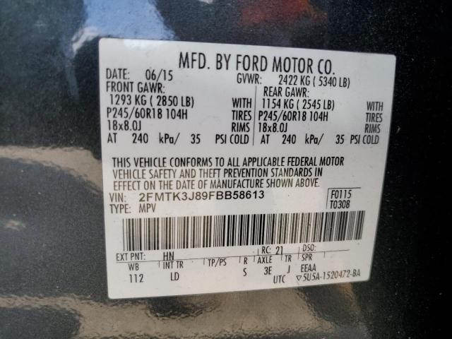 2FMTK3J89FBB58613 Ford EDGE SEL