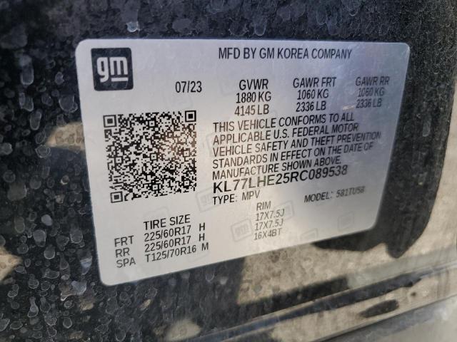 KL77LHE25RC089538 Chevrolet lih