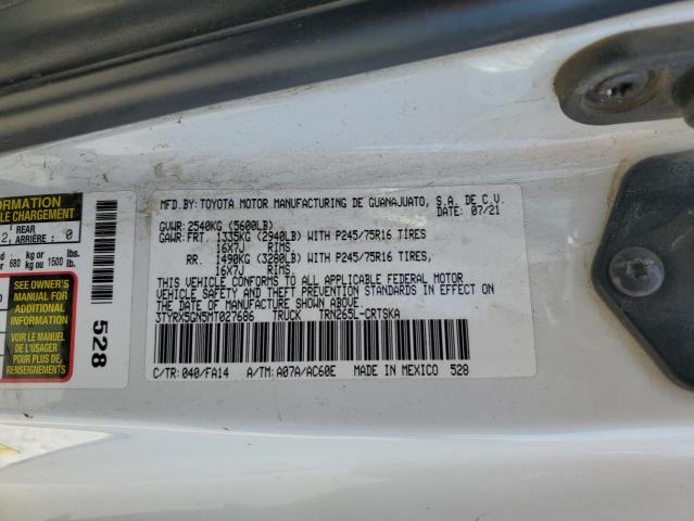 3TYRX5GN5MT027686 Toyota TACOMA ACC