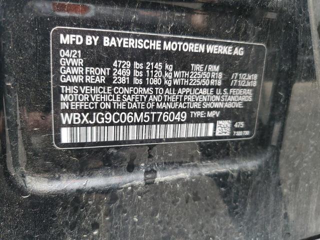 WBXJG9C06M5T76049 BMW X1