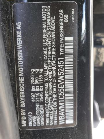 WBAVM1C55EVW52451 BMW X1 SDRIVE2