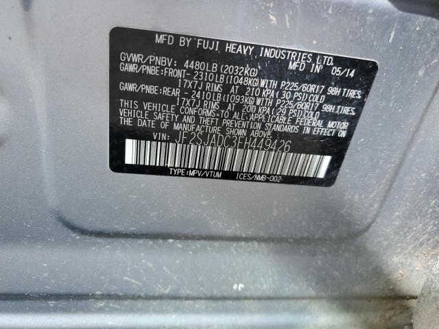 JF2SJADC3FH449426 Subaru 2.5na u5
