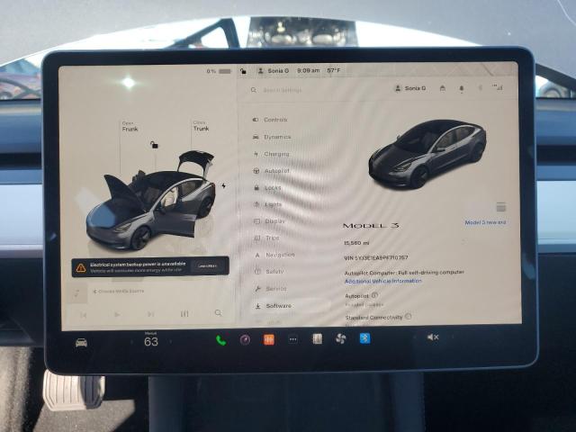 5YJ3E1EA9PF710757 Tesla MODEL 3