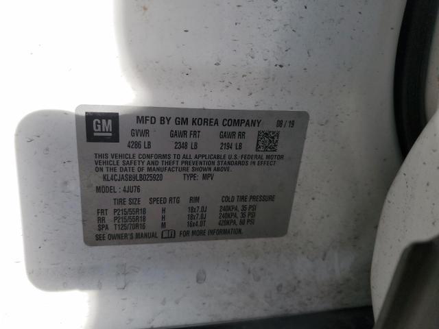 KL4CJASB9LB025920 Buick ENCORE PRE