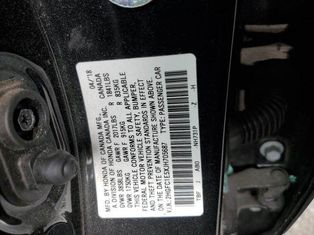 2HGFC1E5XJH705687 Honda l15b7