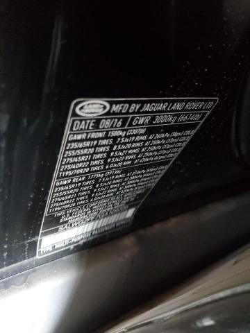 SALWG2PF7GA109709 Land Rover s/c lev3 sulev30
