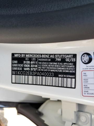 W1KCG2EB3PA040033 Mercedes-Benz Eqs Sedan