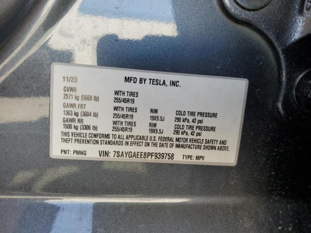 7SAYGAEE8PF939758 Tesla 2023