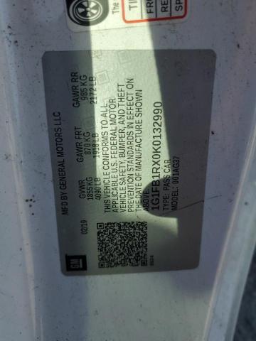 1G1FB1RX0K0132990 Chevrolet CAMARO LS
